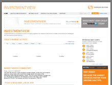 Tablet Screenshot of investmentview.com